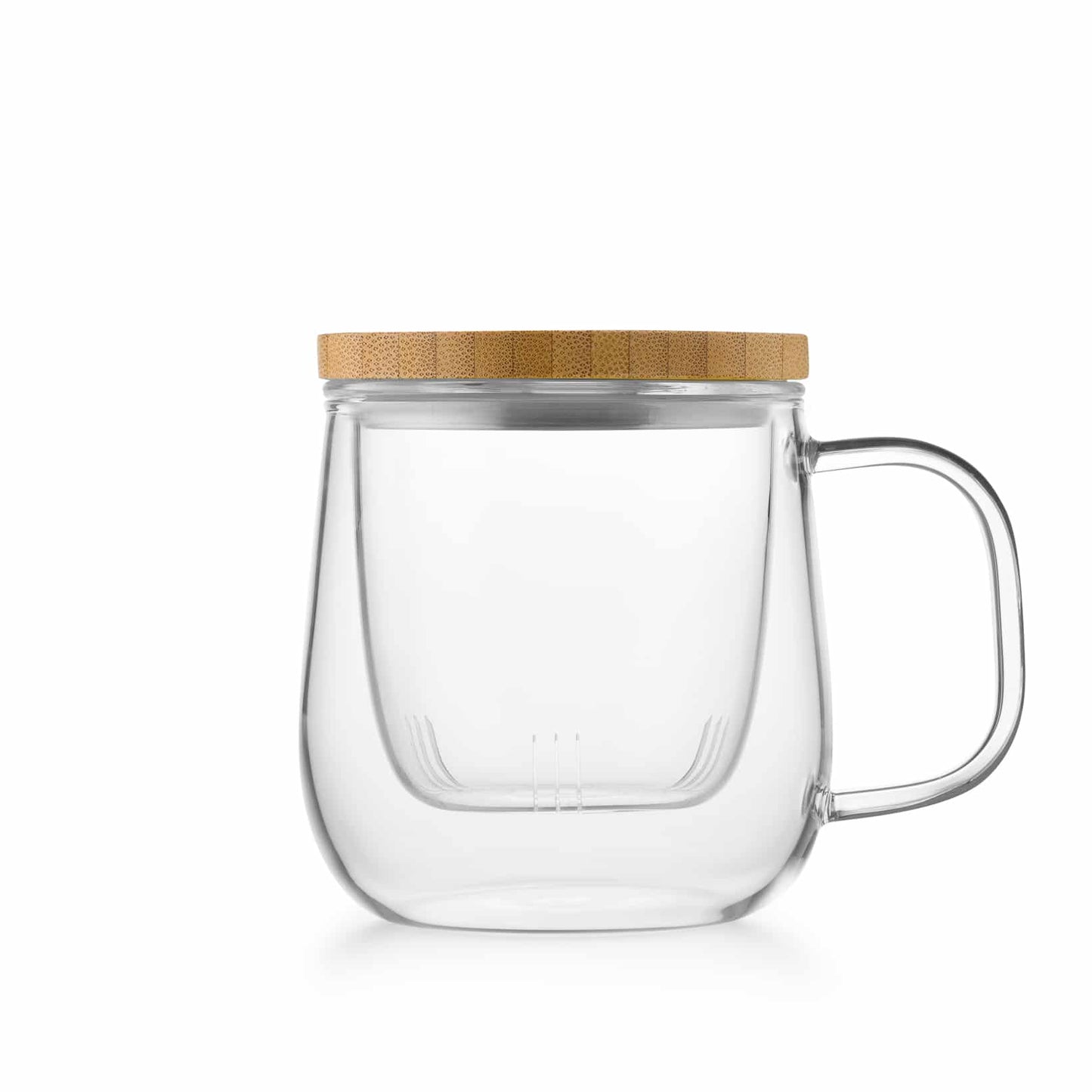 Sama Glass Mug Bamboo Lid